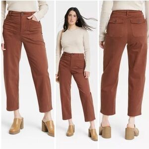 NWT! Universal Thread High-rise Barrel Leg Pants